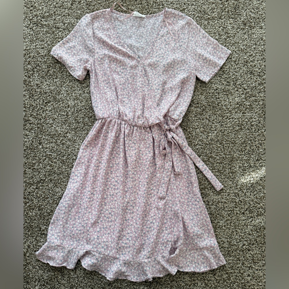 Sienna Sky Pink Floral Mini Dress